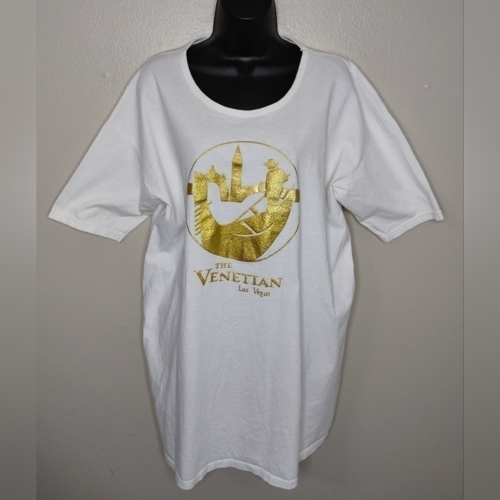 VINTAGE the venetian las vegas women's one size t-shirt casino made in USA NWOT